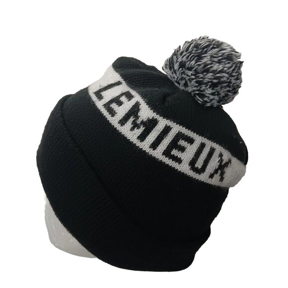 Cap America Other - Mario Lemieux Hat Knit Beanie Pittsburgh Penguins Pom Pom Boggin NHL Hockey USA